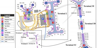 El aeropuerto internacional Beijing capital mapa
