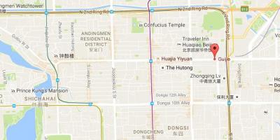 Mapa de fantasma de la calle de Beijing