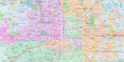 Mapa de calle de Beijing