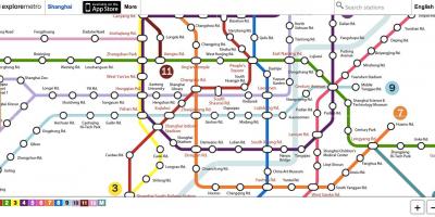 Explorar el mapa del metro de Beijing