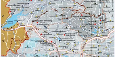 Mapa de Beijing de tránsito