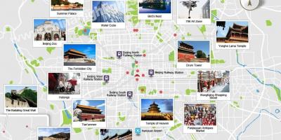 Beijing lugares de interés mapa
