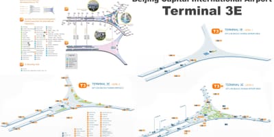 De Beijing de la terminal 3 del mapa