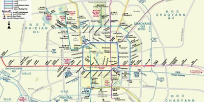 Mapa del metro de pekín